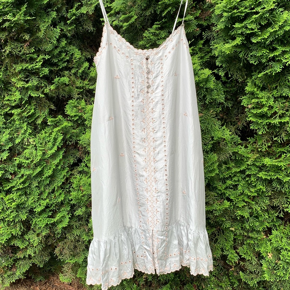 BCBG Silk Slip Dress with Pockets